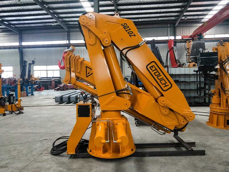 10Ton knuckle boom marine crane