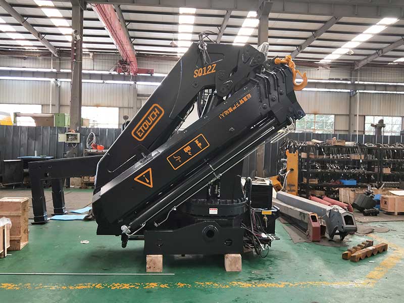12Ton Knuckle Boom Truck Mounted Crane- E-TOUCH Engineering