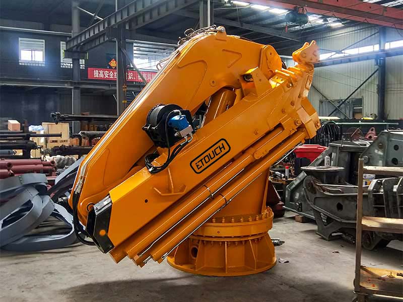 16Ton Knuckle Boom Marine Crane- E-TOUCH Engineering