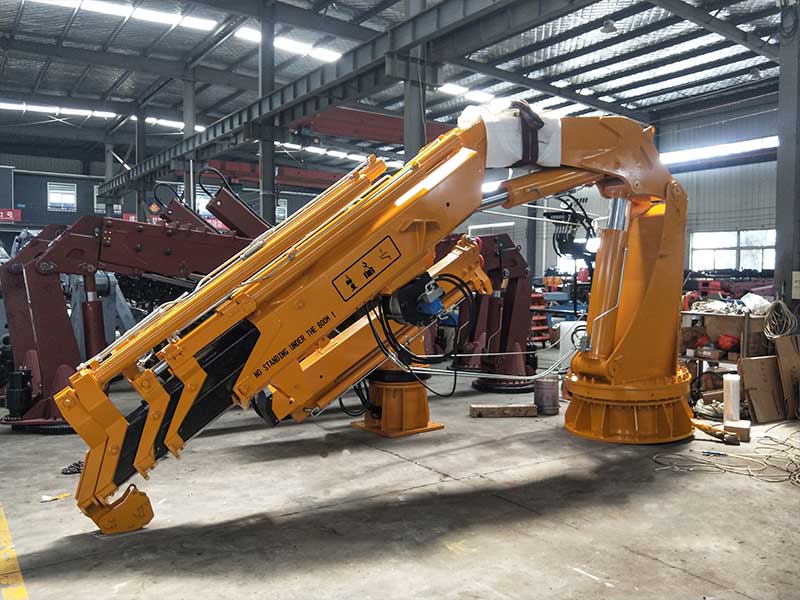 16Ton Knuckle Boom Marine Crane- E-TOUCH Engineering