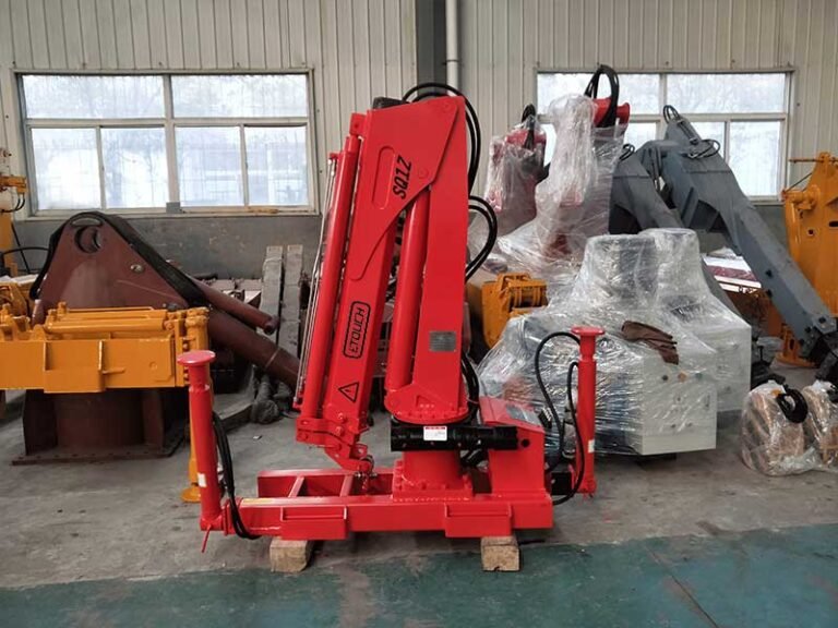 1Ton knuckle boom truck mounted crane 1