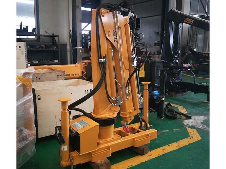 1Ton knuckle boom truck mounted crane (3)