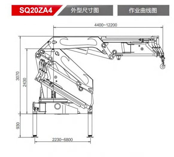 20Ton knuckle boom truck mounted crane 1 1