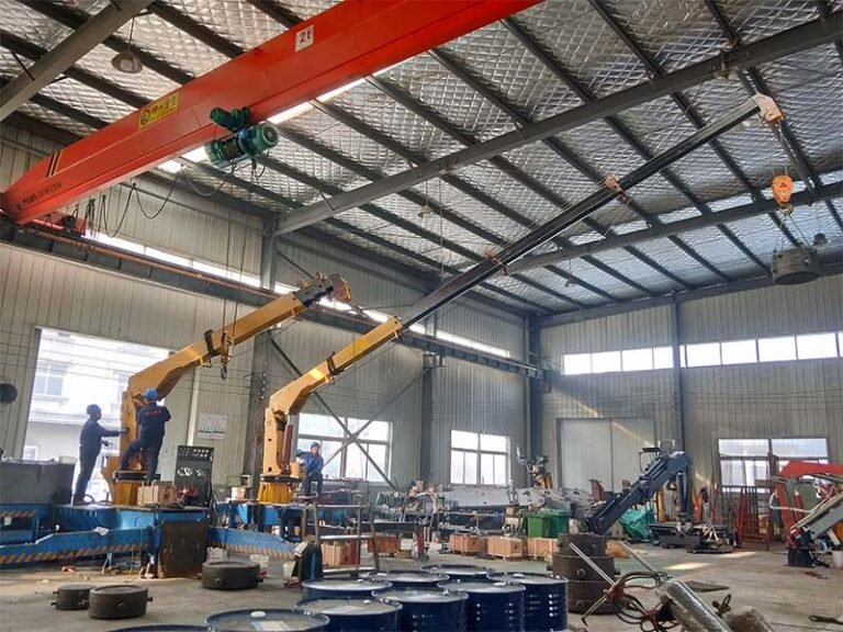 6.3Ton Telescopic boom marine crane